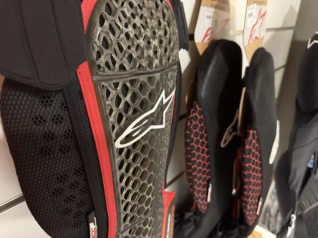 Alpinestars protektorer og beskyttelse i nærbillede